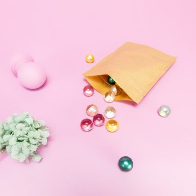 Unbedruckter Beutel aus Naturpapier