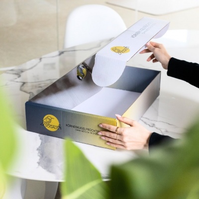 hinged box as DHL M parcel