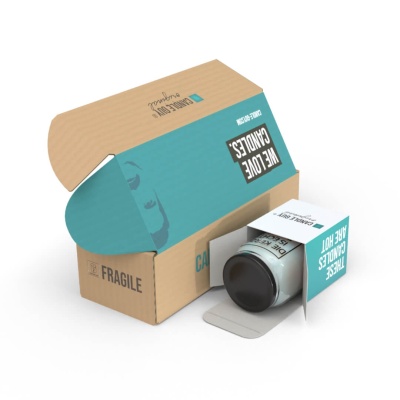 Faltschachteln für Kerzen