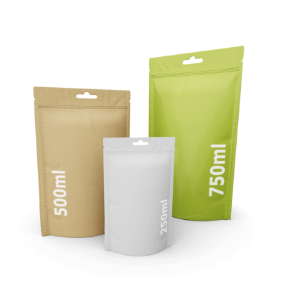 Datencheck für Standbodenbeutel & Flachbeutel