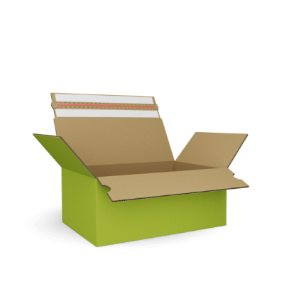 Versandkarton mit Klebestreifen