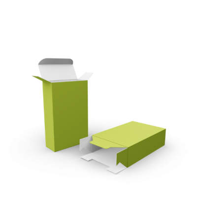 Faltschachtel mit Steckboden