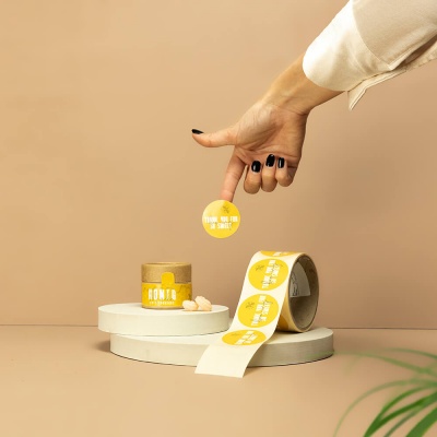 Runde Rollenetiketten