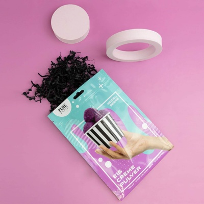 Flachbeutel f&uuml;r Eiscreme Pulver