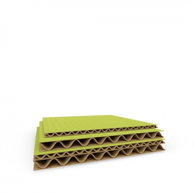 Cardboard blank FEFCO 0110 printed