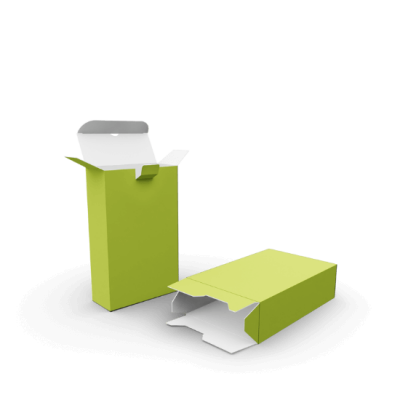 Faltschachtel mit Automatikboden und Sicherheitslasche