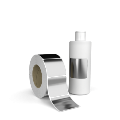 Etiketten mit Heißfolie