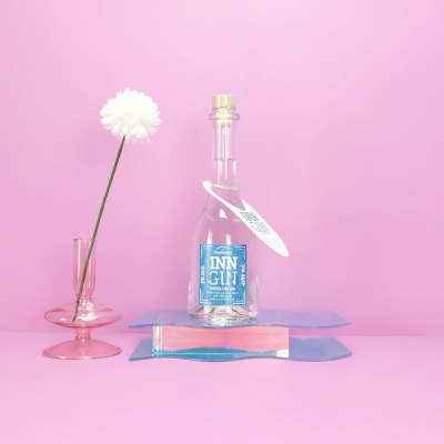 Gin-Etiketten bedruckt