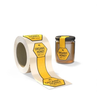 Sealing labels honey