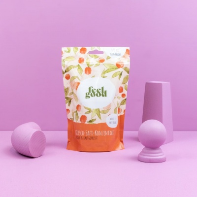 Standbodenbeutel aus PE-Monofolie mit Aufdruck