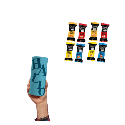 Geschenkdose - Hallo