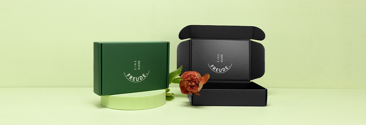 Versandkarton innen und außen bedruclt Versandkarton innen und außen bedruclt