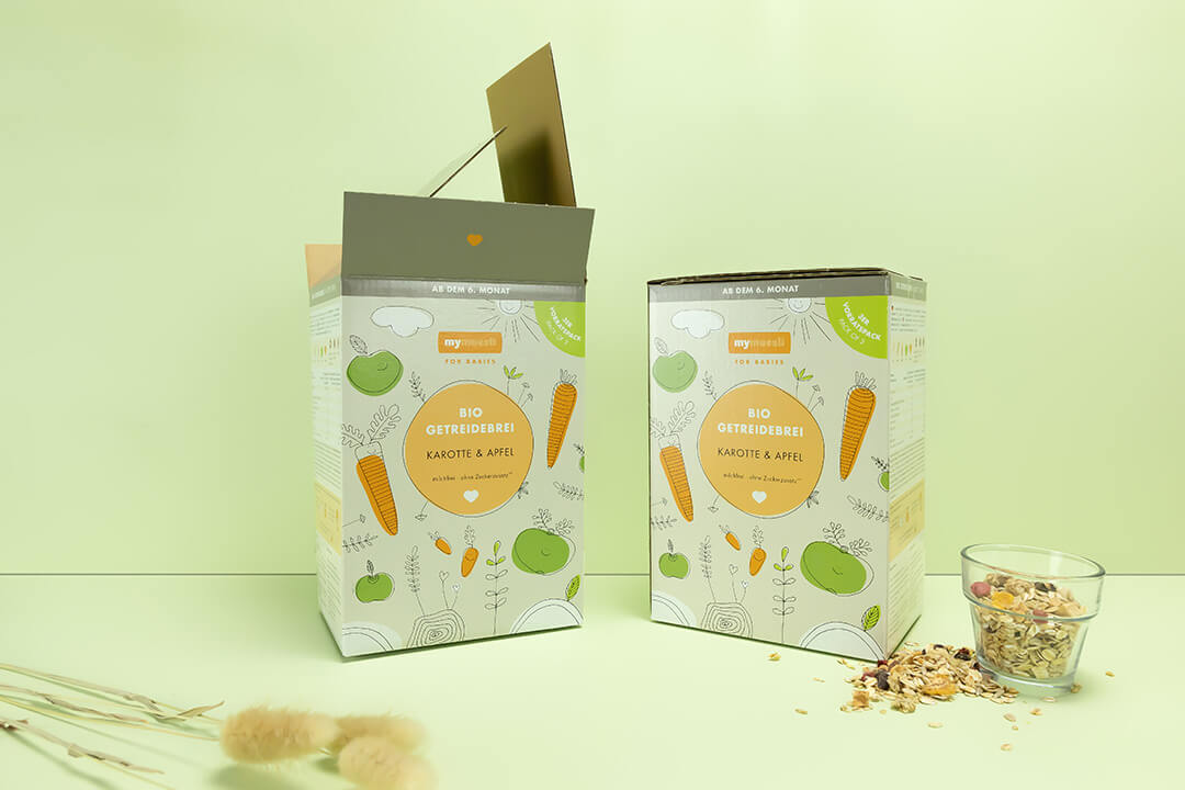 My Müsli Produktverpackung My Müsli Produktverpackung