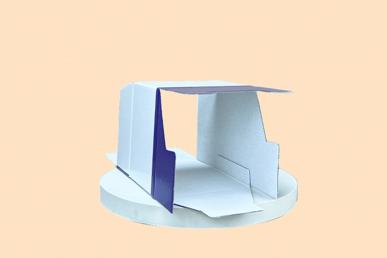 Aufbau Steckboden FEFCO 0215 Aufbau Steckboden FEFCO 0215