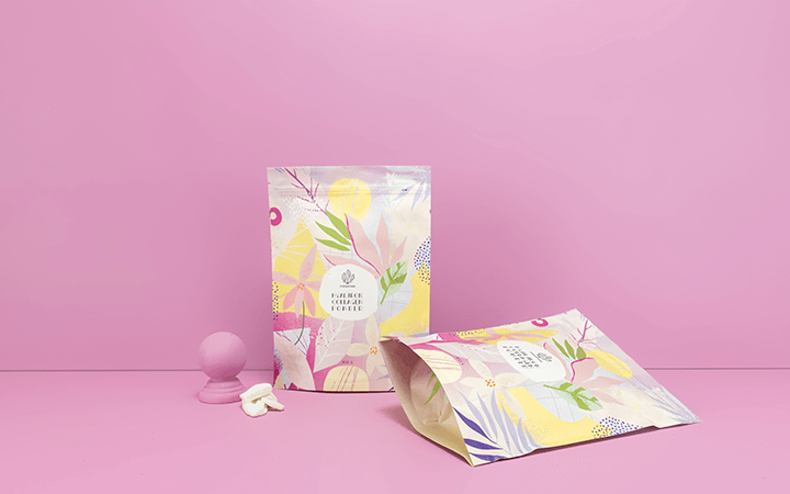 Doypacks mit Boden-Ansicht Doypacks mit Boden-Ansicht