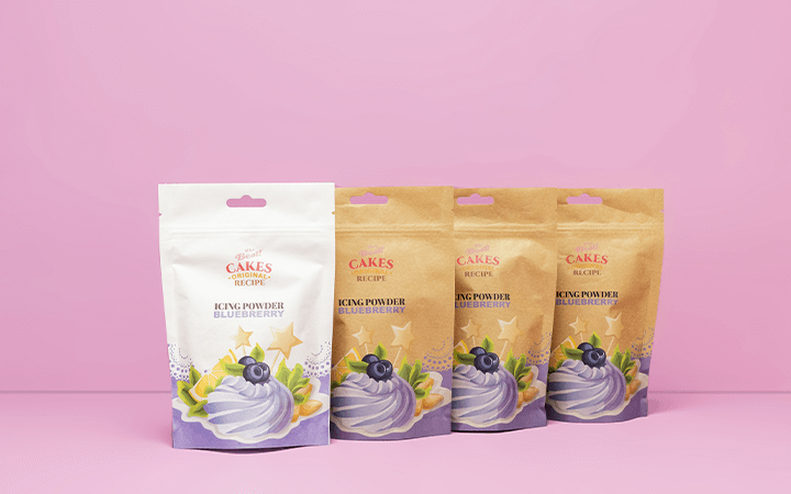 Doypack aus Kraftpapier Doypack aus Kraftpapier