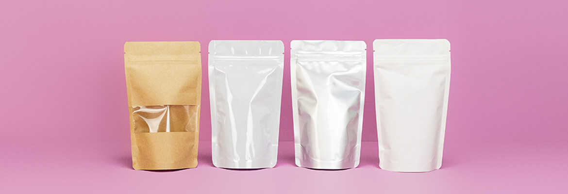 Verschiedene Doypack-Materialien Verschiedene Doypack-Materialien