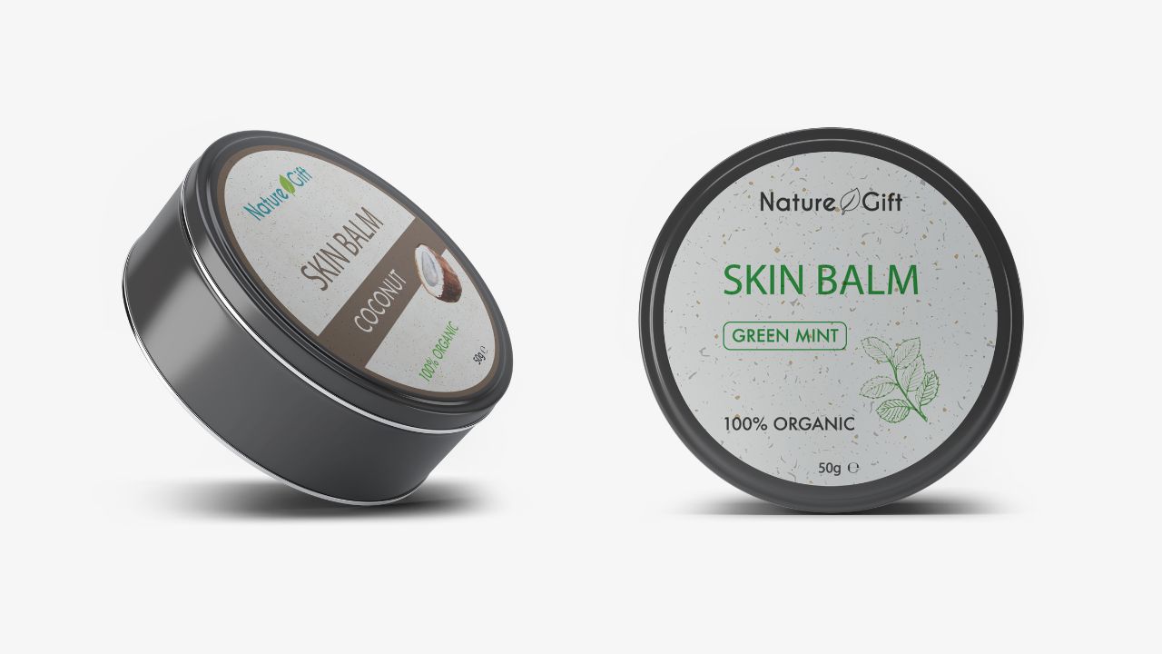 Runde Etiketten aus Graspapier