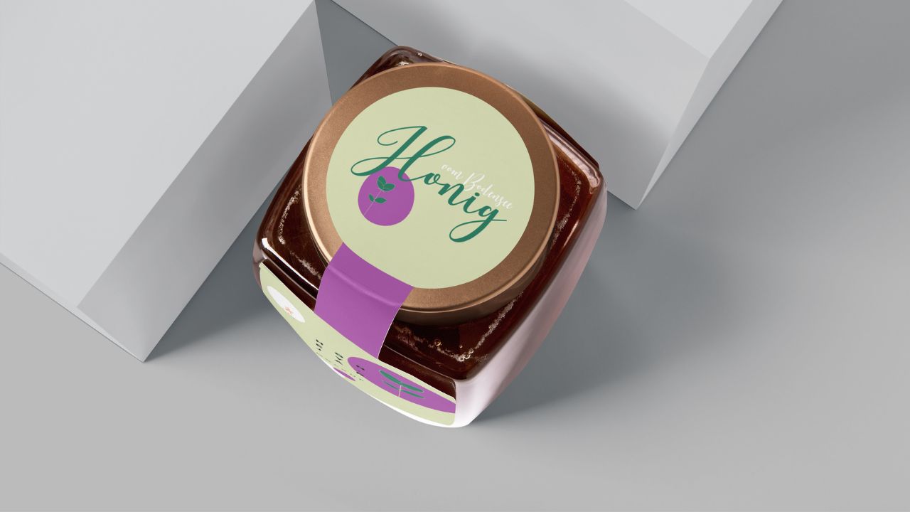 Runde Etiketten mit Sonderform