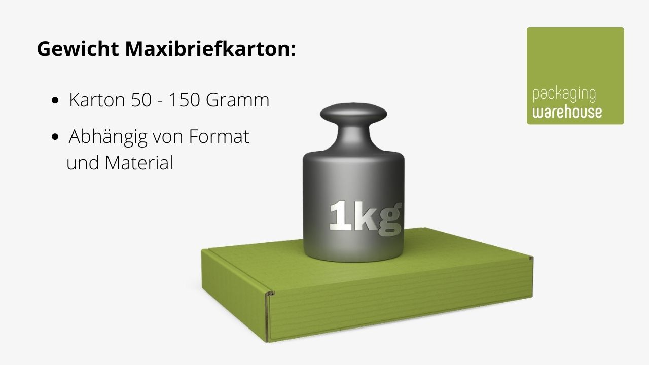Maxibriefkarton Gewicht Maxibriefkarton Gewicht