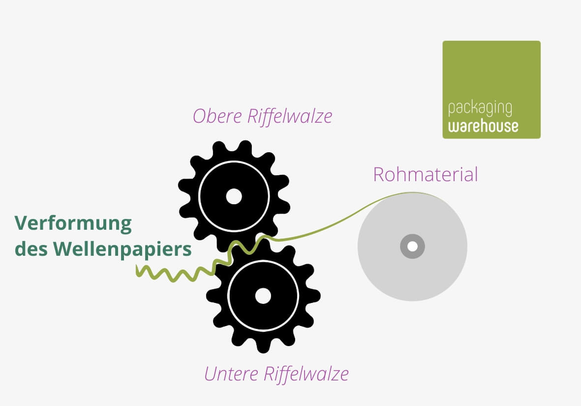 Herstellung Wellpappe