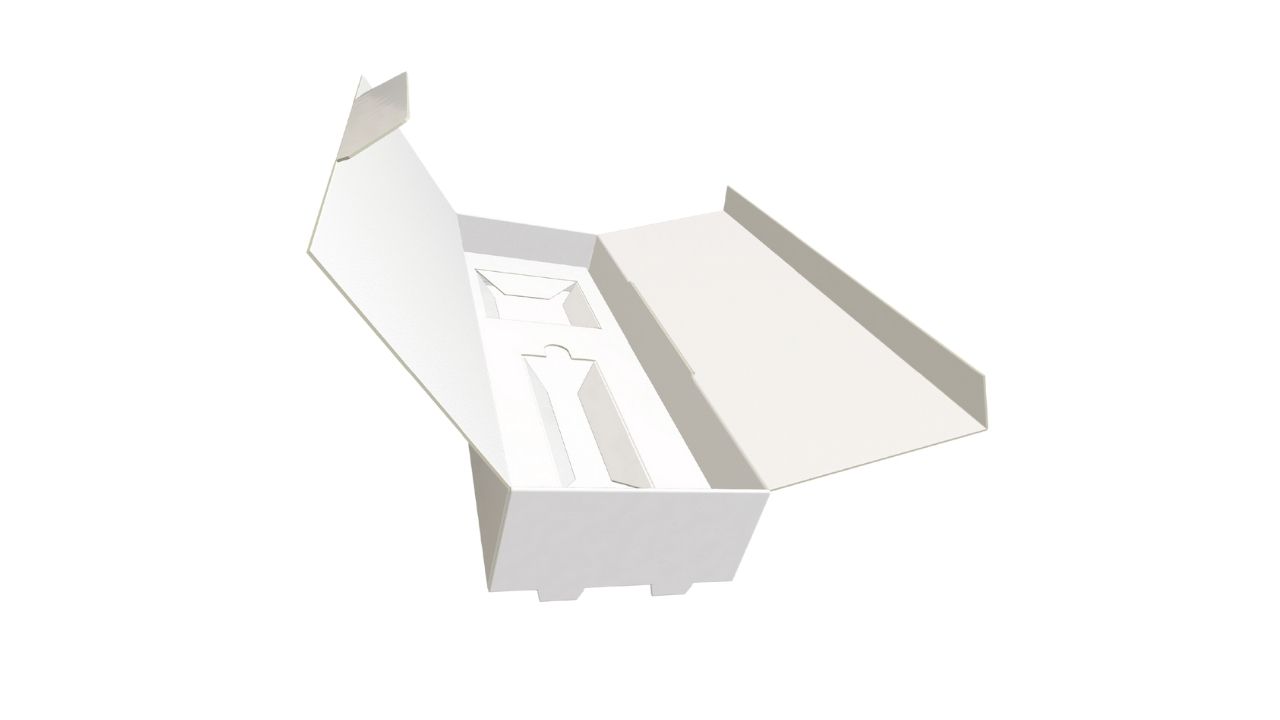 Individuelle Konstruktion Inlay und Schachtel