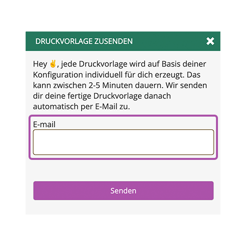 Schritt 3 - Email eingeben Schritt 3 - Email eingeben