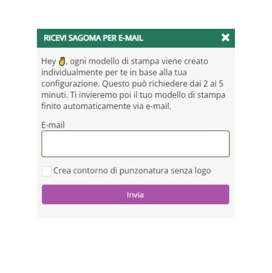 Passaggio 3 - Inserisci l'indirizzo e-mail Passaggio 3 - Inserisci l'indirizzo e-mail