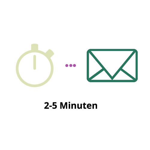 Schritt 4 - Auf die kostenlose Stanzkontur warten Schritt 4 - Auf die kostenlose Stanzkontur warten