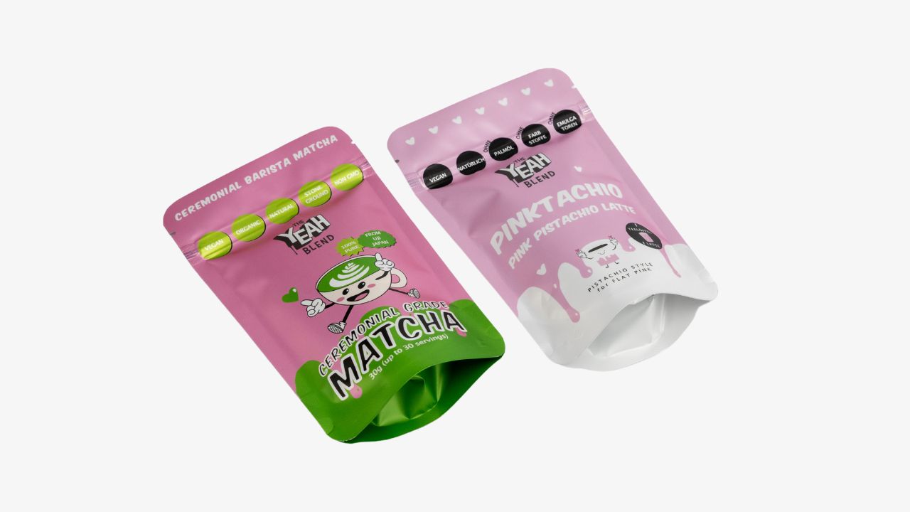 Metallic Standbodenbeutel für Tee Metallic Standbodenbeutel für Tee