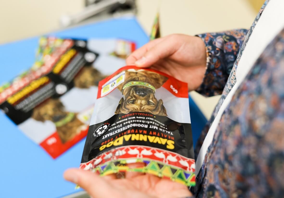 Herstellung von Standbodenbeuteln Herstellung von Standbodenbeuteln