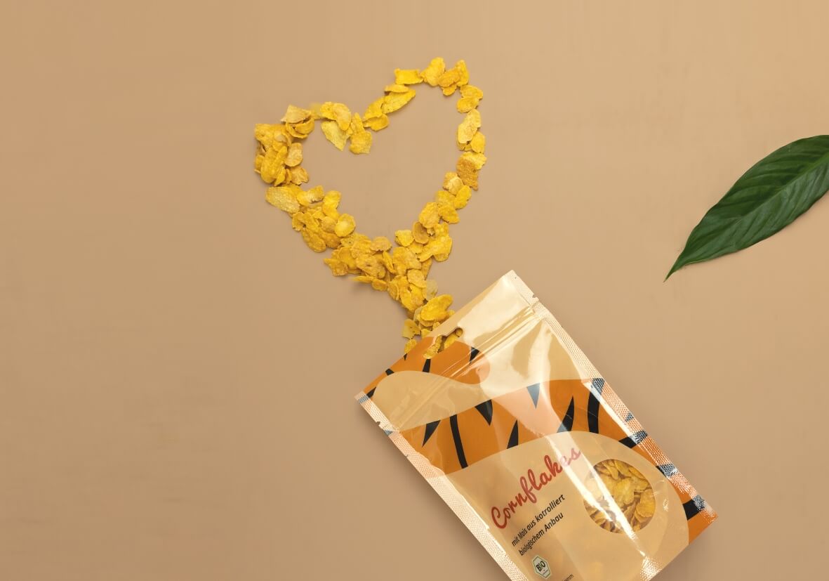 Standbodenbeutel mit Druckverschluss für Lebensmittel Standbodenbeutel mit Druckverschluss für Lebensmittel