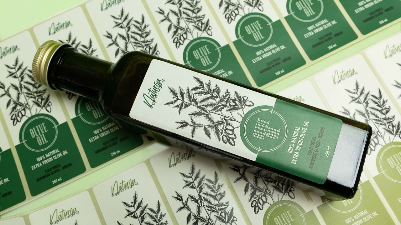 Papieretikett rechteckig