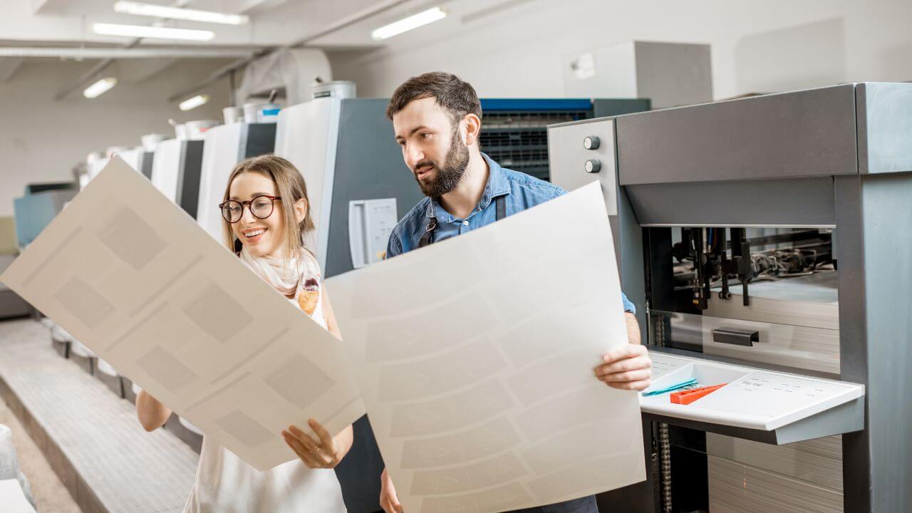 Druckbild Überprüfung durch Mitarbeiter Druckbild Überprüfung durch Mitarbeiter