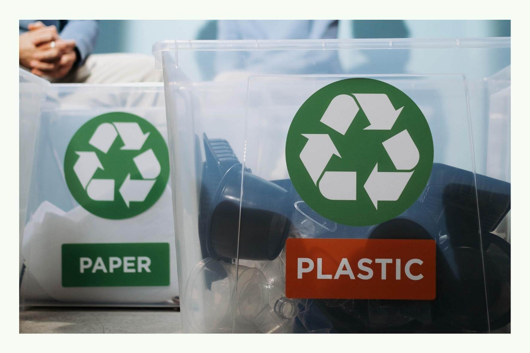 Sortierter Verpackungsmüll