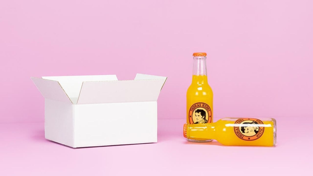 Unbedruckte Verpackung 