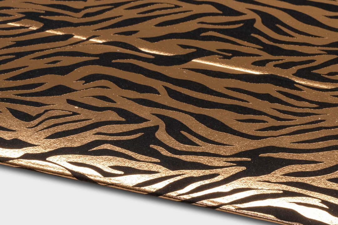 Digitale Heißfolie in bronze Digitale Heißfolie in bronze