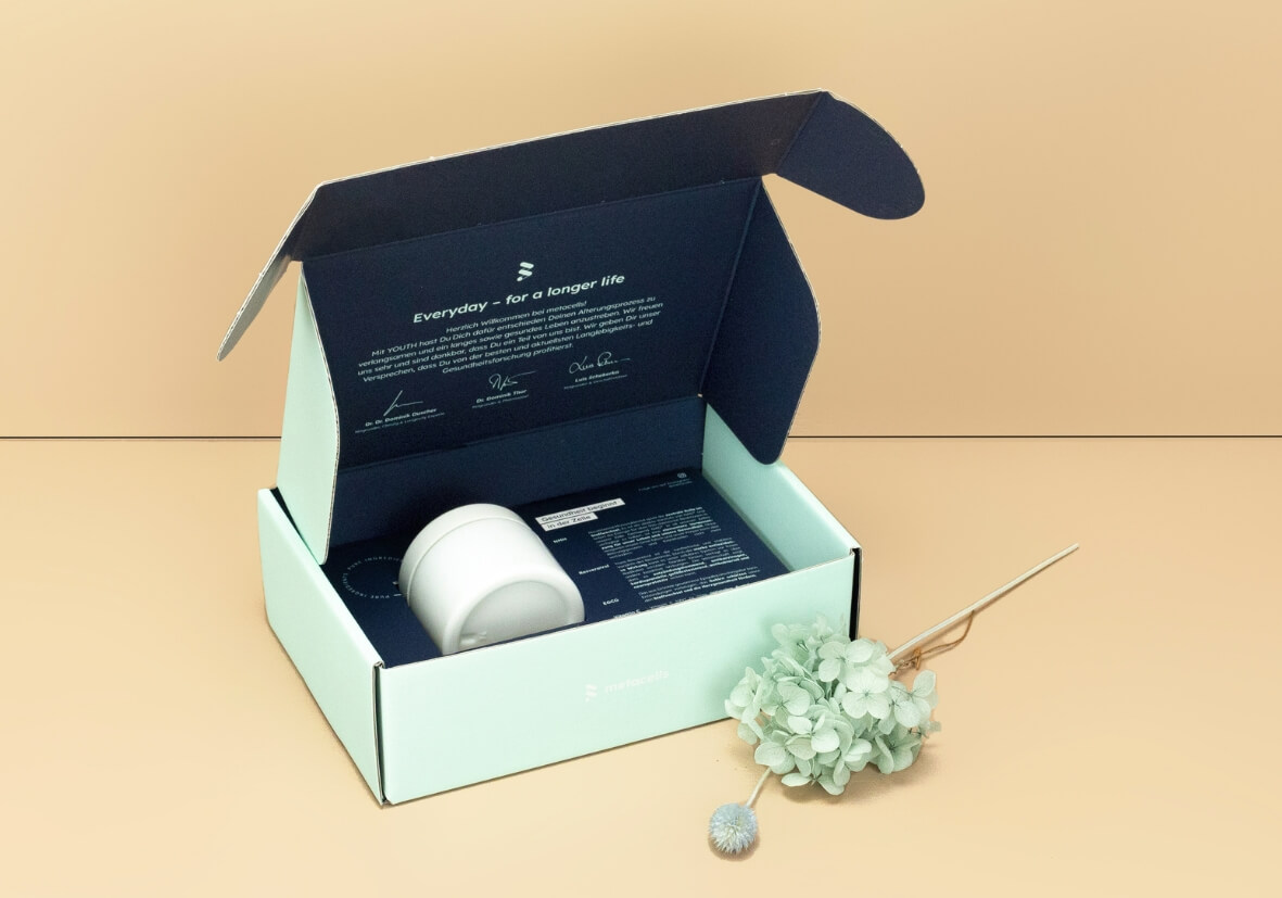 Bedruckter Versandkarton aus Wellpappe Bedruckter Versandkarton aus Wellpappe