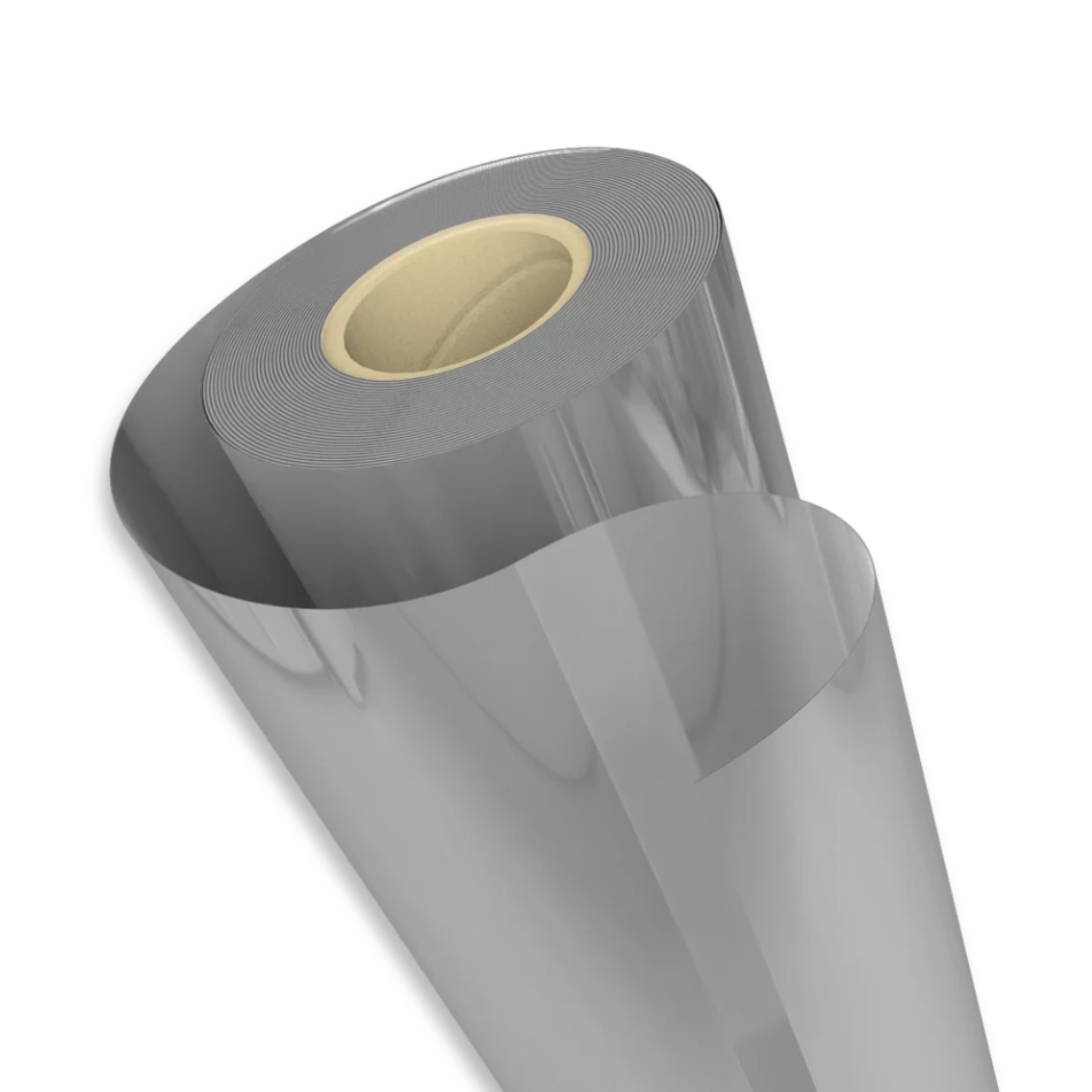 PP Monofolie beidseitig silber Rollenware