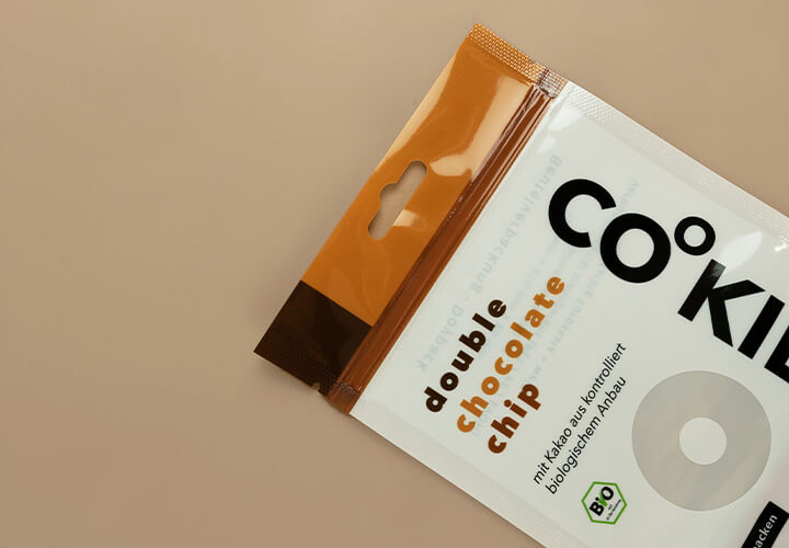 Doypack mit Sichtfenster für Cookies Doypack mit Sichtfenster für Cookies