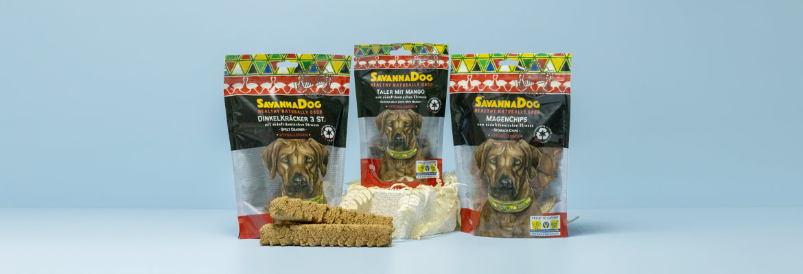 Hundenahrung im Doypack mit Sichtfenster Hundenahrung im Doypack mit Sichtfenster