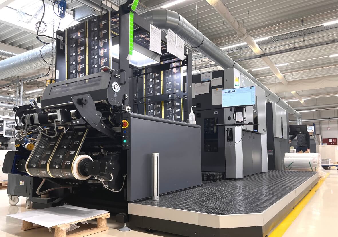 HP Indigo digital printing press