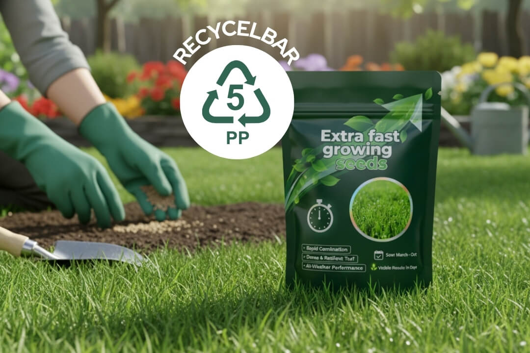 Standbodenbeutel für Samen 