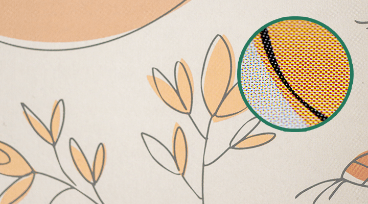 Immagine dettagliata Stampa offset su cartone ondulato bianco