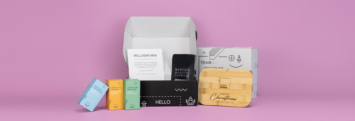Regali per i dipendenti in scatole di cartone Regali per i dipendenti in scatole di cartone