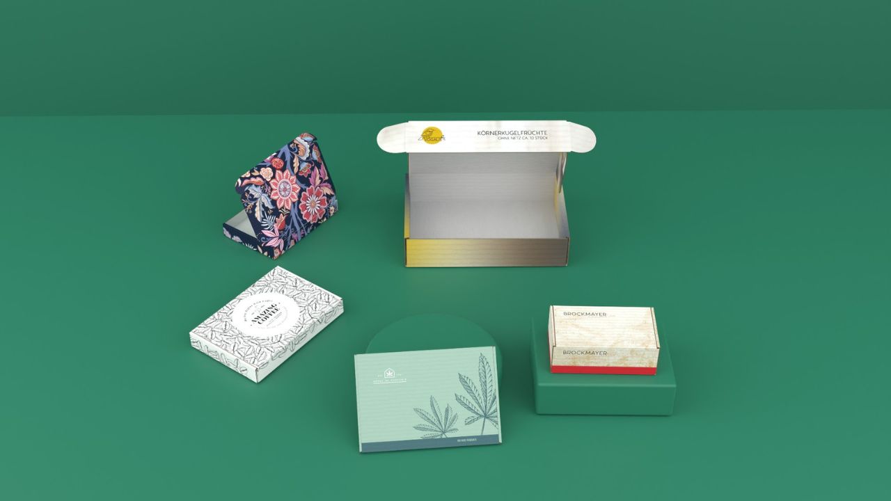 Gamma di scatole automontanti piatte Gamma di scatole automontanti piatte