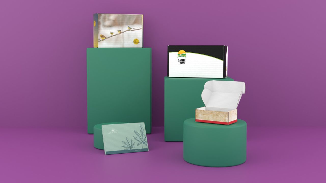 Scatole stampate di dimensioni personalizzate Scatole stampate di dimensioni personalizzate