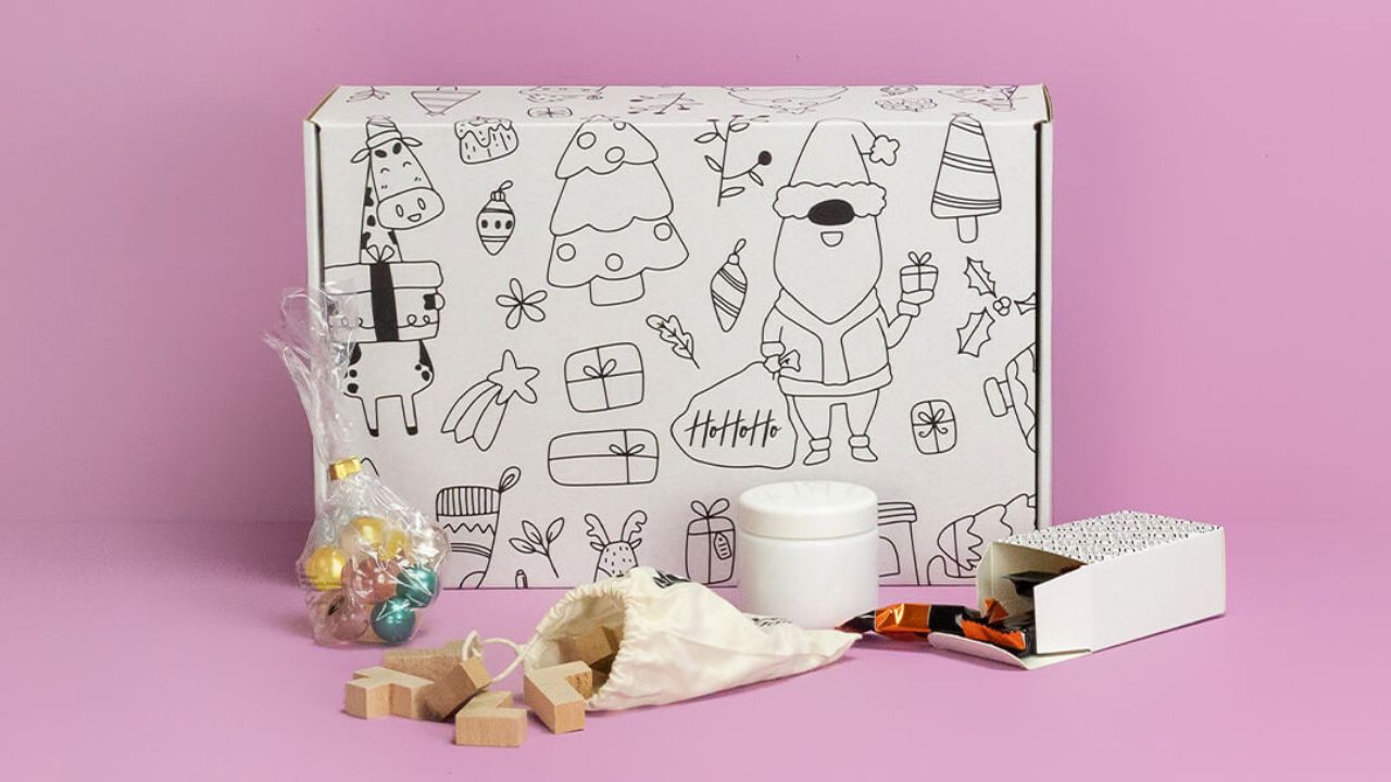 Scatola in cartone per la spedizione di alimenti Scatola in cartone per la spedizione di alimenti