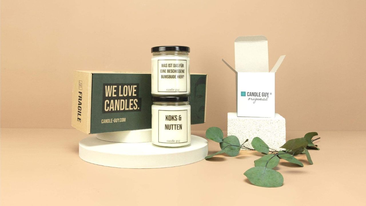 Scatola di cartone per la spedizione di candele Scatola di cartone per la spedizione di candele