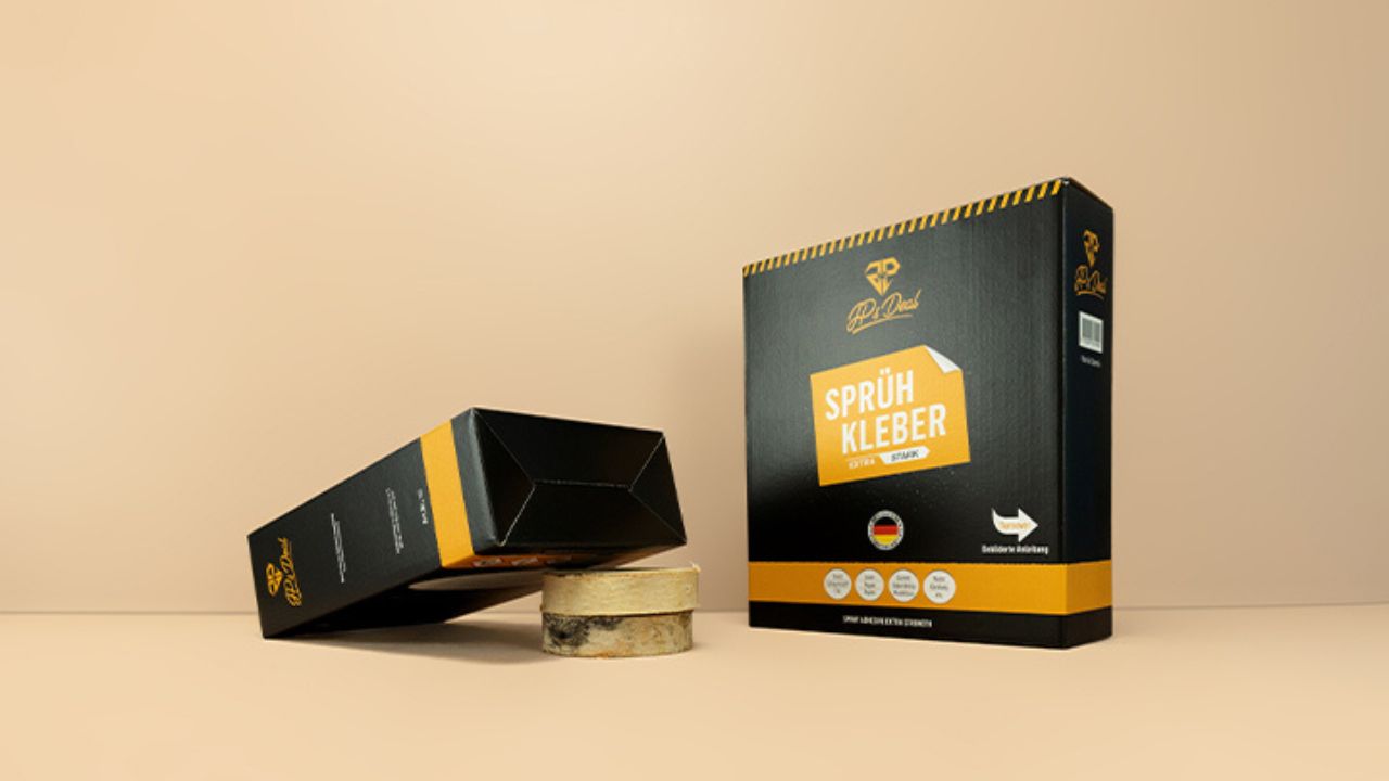 Imballaggio del prodotto adesivo spray Imballaggio del prodotto adesivo spray